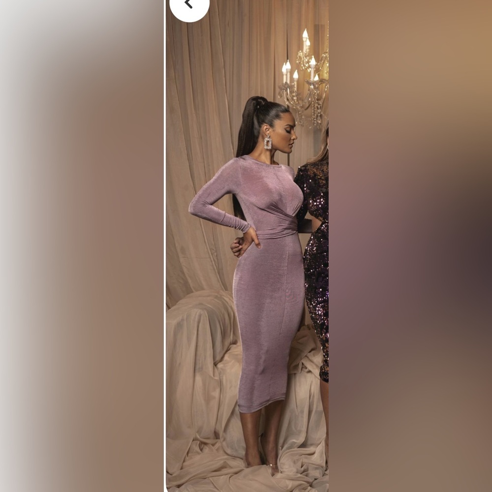 Purple Wrap Dress